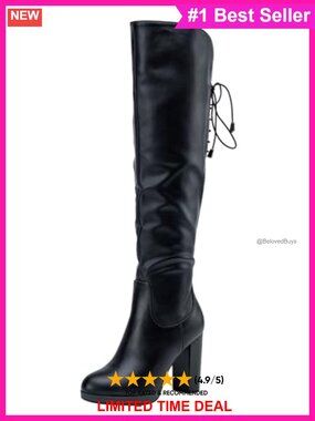 Faux Suede Thigh High Chunky Platform Boots Over The Knee